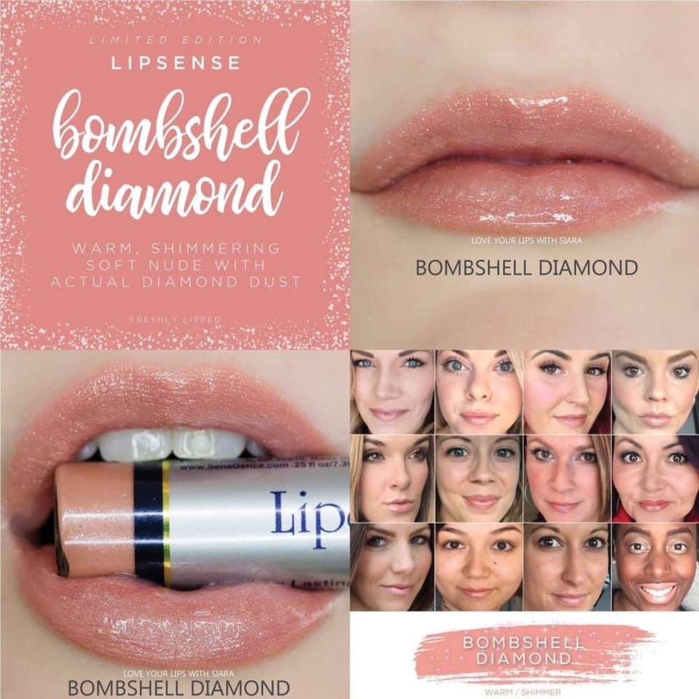 BRAND NEW Bombshell Diamond LipSense color